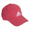 ADIDAS Embossed Baseball Cap - Berry, White
