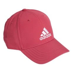 ADIDAS Embossed Baseball Cap - Berry, White
