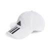 ADIDAS AEROREADY 3 Stripes Baseball Cap Boys - White, Black