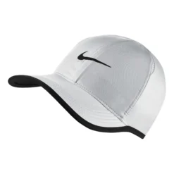 Nike Court Featherlight Cap - White, Black