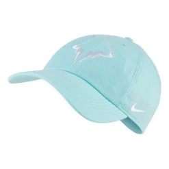 Nike Rafael Nadal Court Aerobill H86 Cap - Light Blue, White