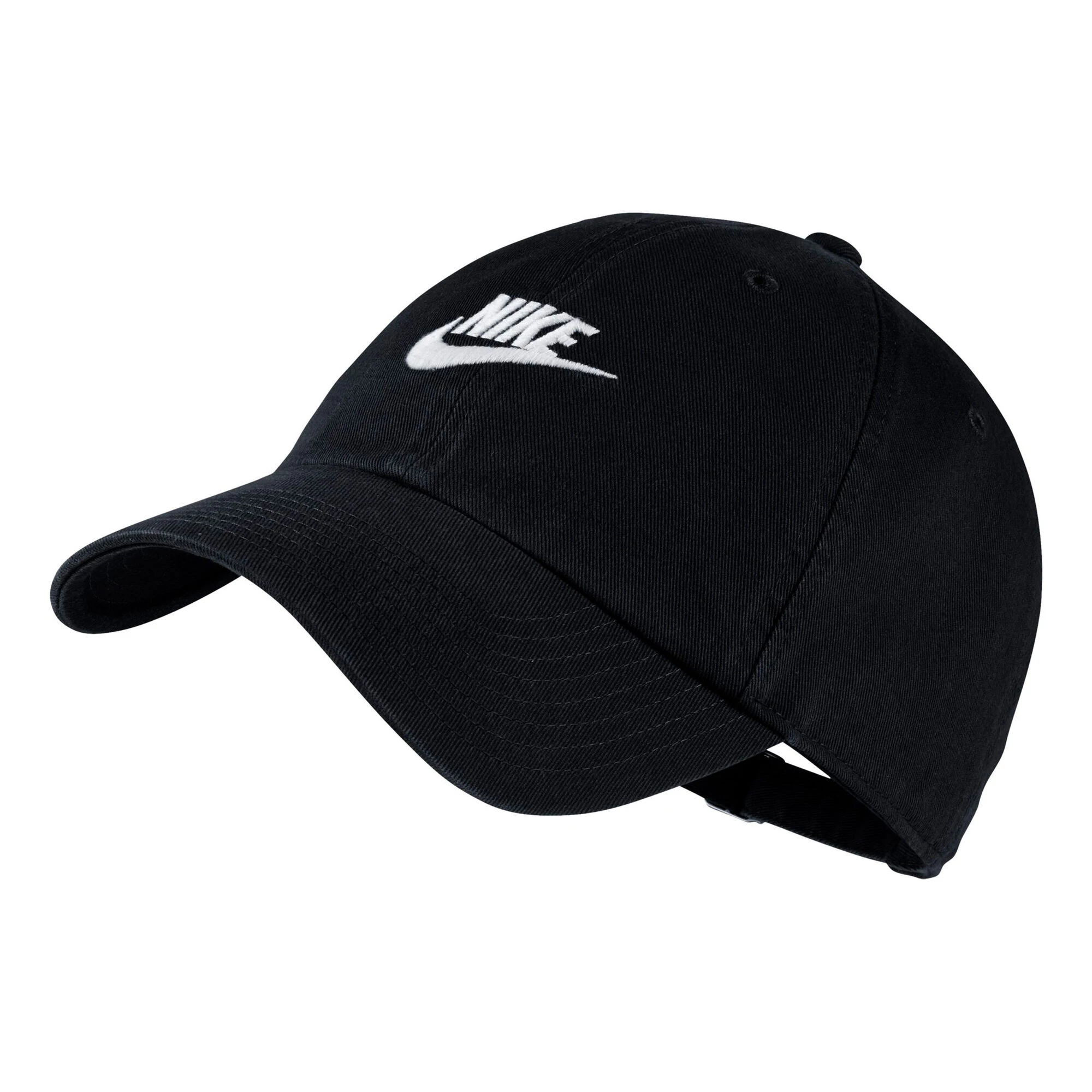 Nike Sportswear Heritage86 Futura Washed Cap - Black, White