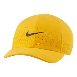 Nike Court AeroBill Advantage Cap - Golden Yellow, Black